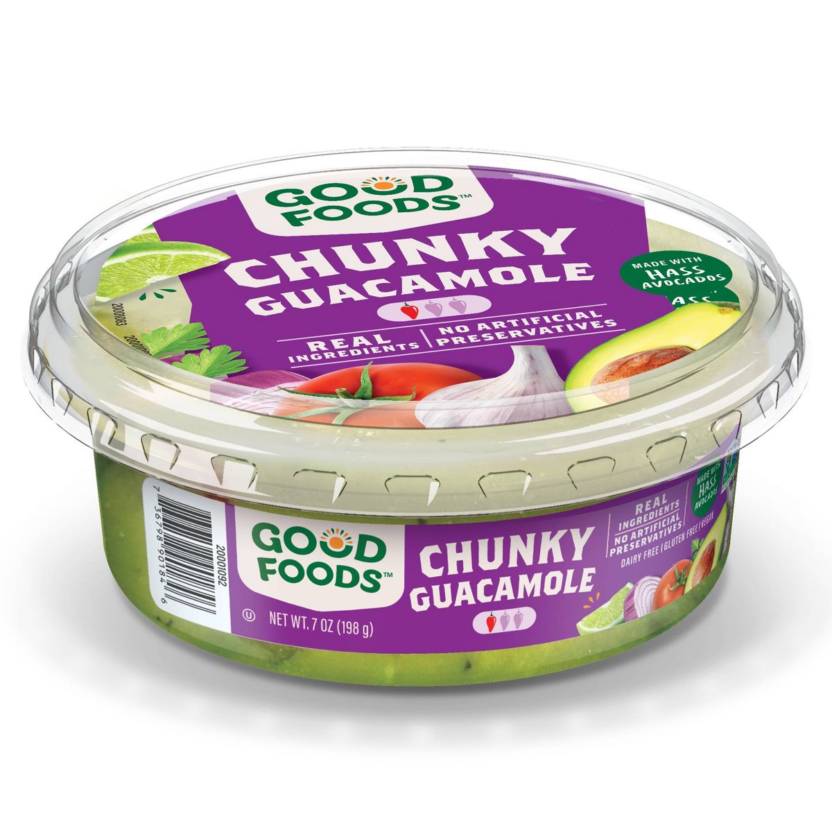Good Foods Guacamole Tradicional Chunky - 7 oz - Imagen 9