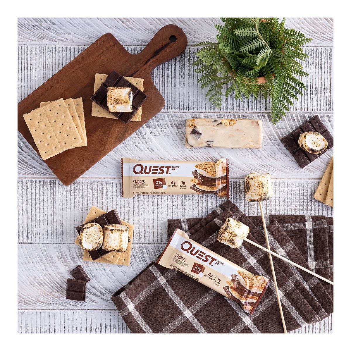 Barra de Proteína Quest Nutrition 21g - S'mores - Imagen 7