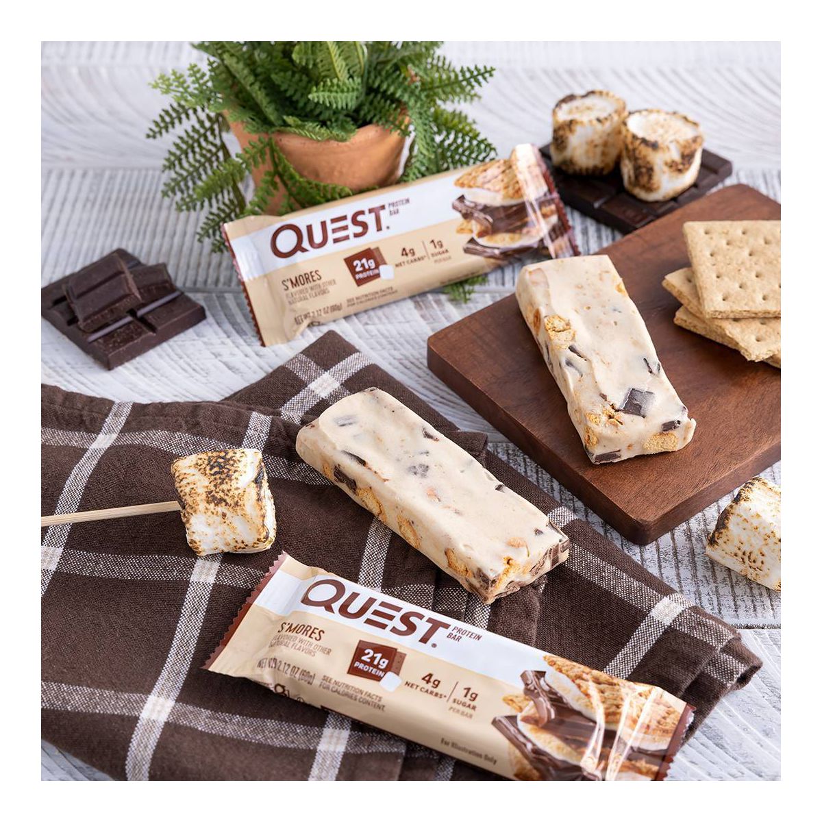 Barra de Proteína Quest Nutrition 21g - S'mores - Imagen 8