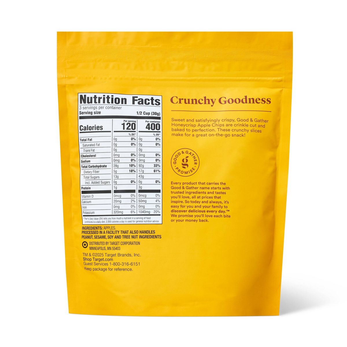 Chips de Manzana Honeycrisp Horneadas - 3.5 oz - Good & Gather™ - Imagen 3