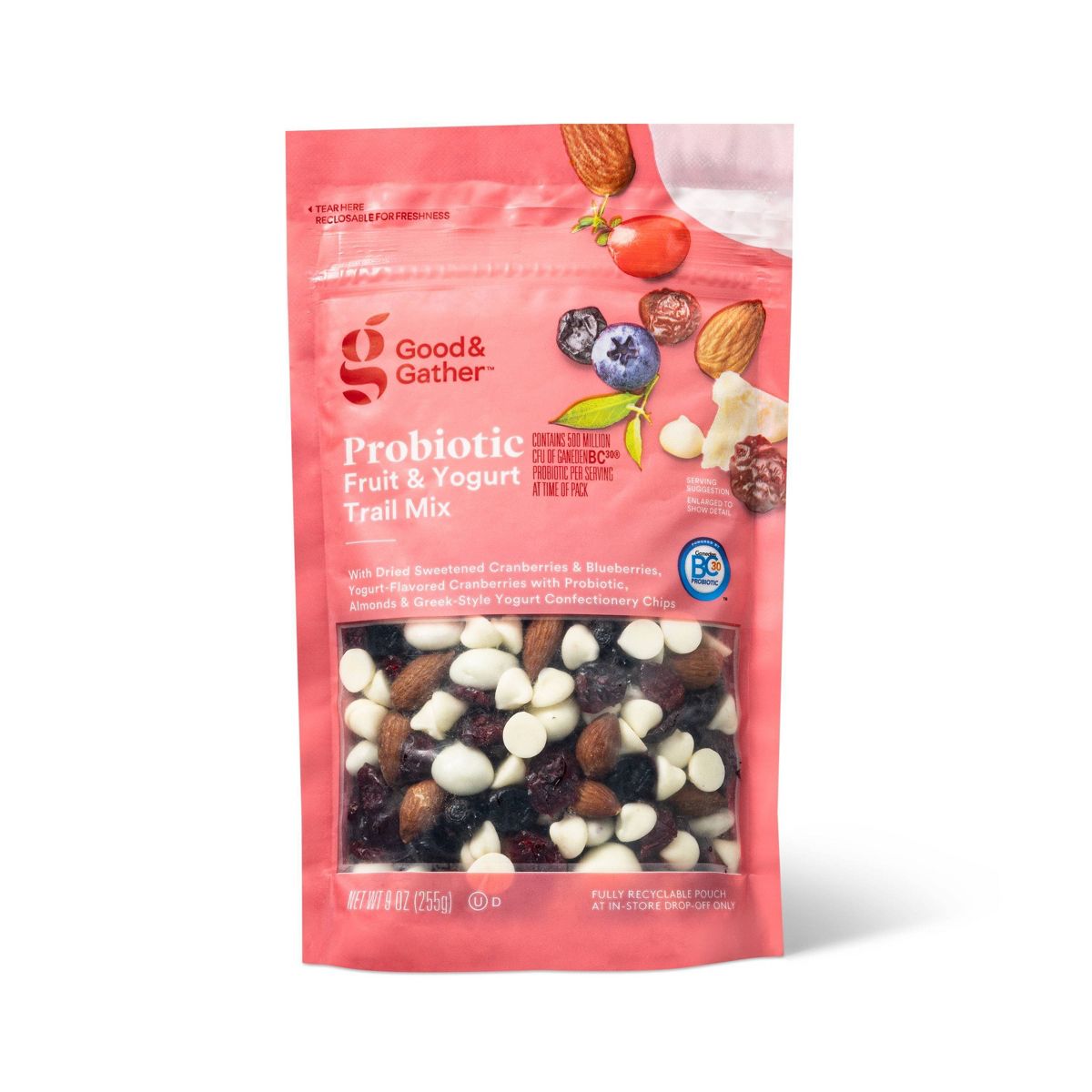 Mezcla de Fruta Probiótica y Yogur para Snack - 9 oz - Good & Gather™ - Imagen 2