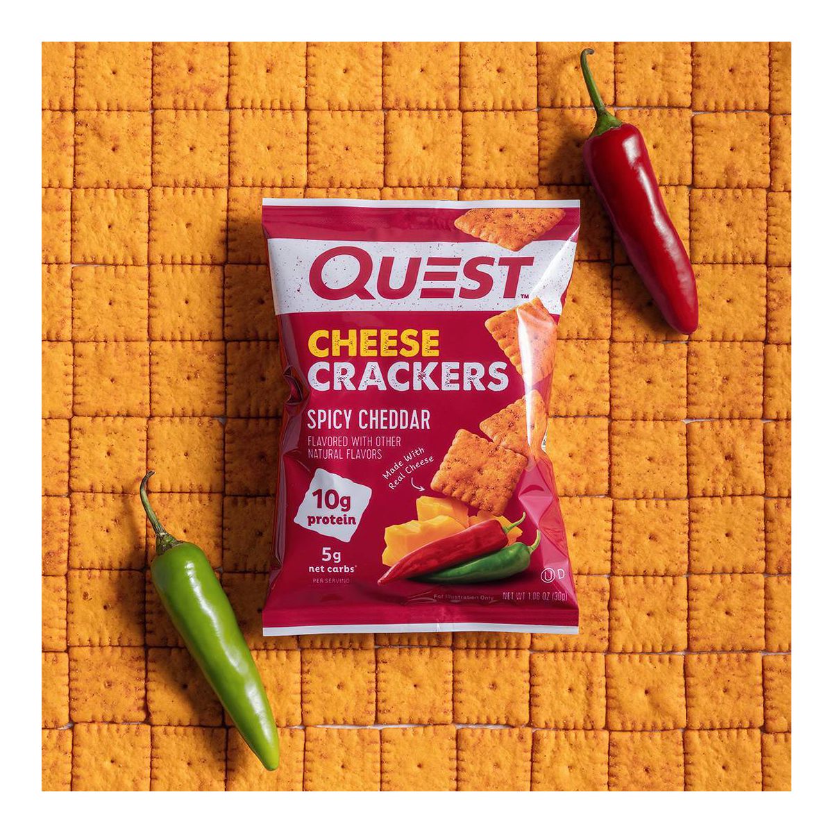 Quest Nutrition Galletas de Queso - Cheddar Picante - Imagen 10