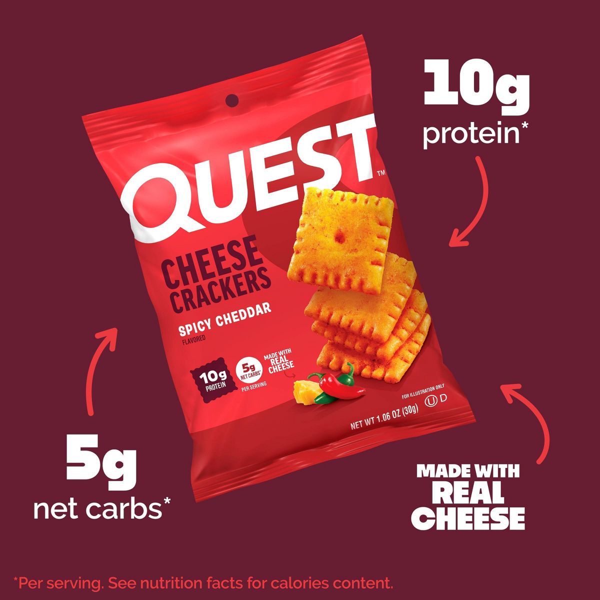Quest Nutrition Galletas de Queso - Cheddar Picante - Imagen 11