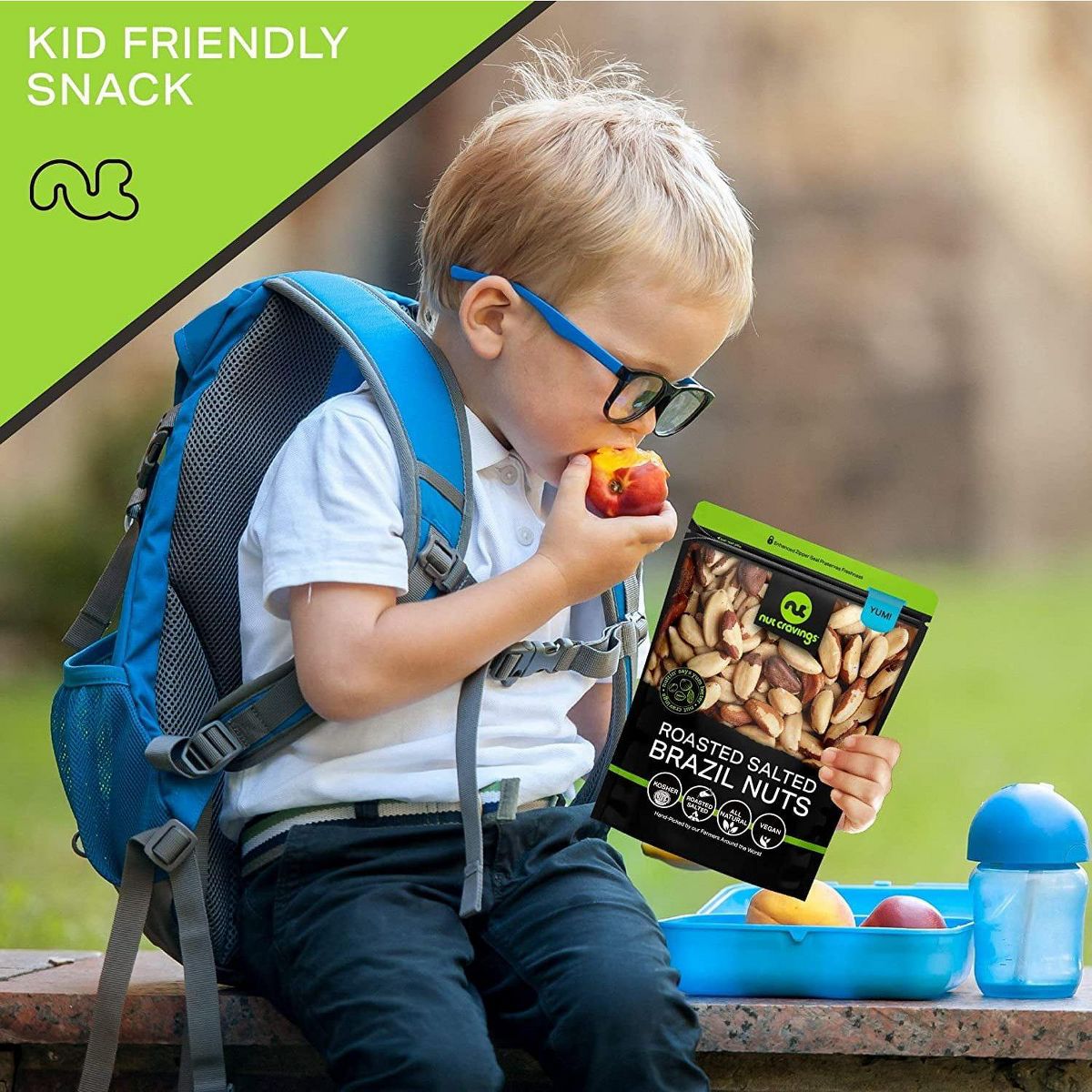 Nuez de Brasil Tostada y Salada, Entera por Nut Cravings - Imagen 5