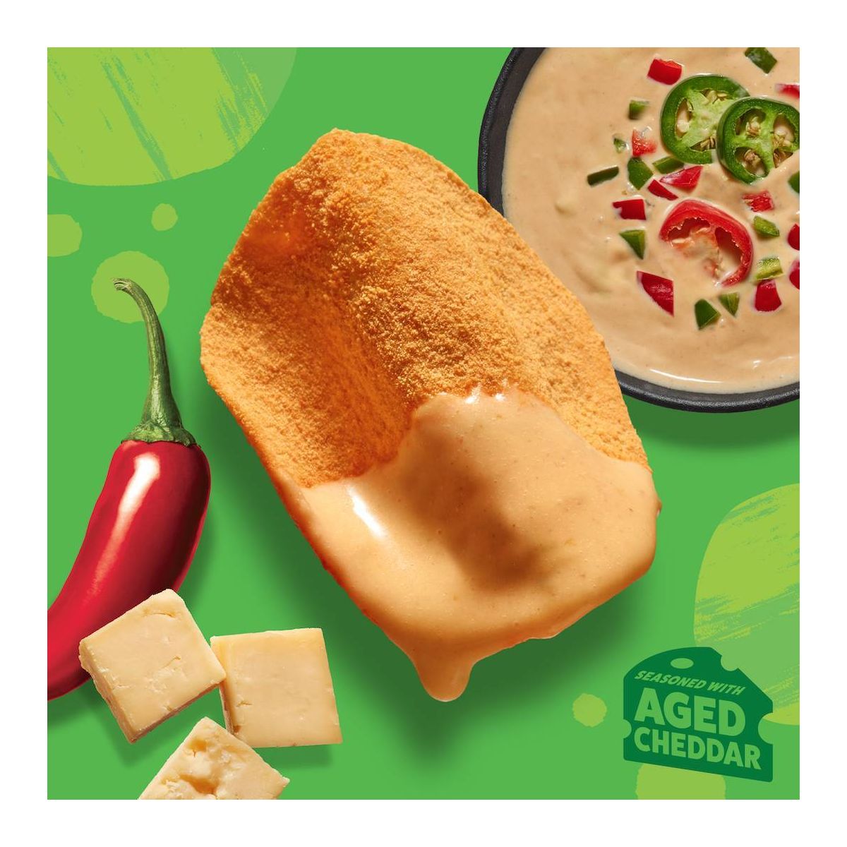 WILDE Papas con 13g de Proteína - Queso Picante - Paquete con 4 - Imagen 3