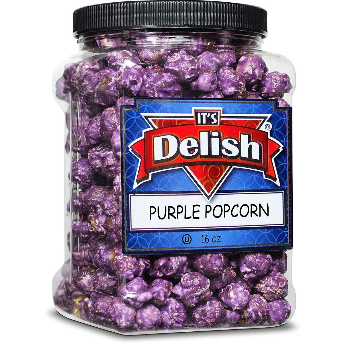 Palomitas Sabor Uva Morada de It's Delish, Contenedor Jumbo de 16 Oz