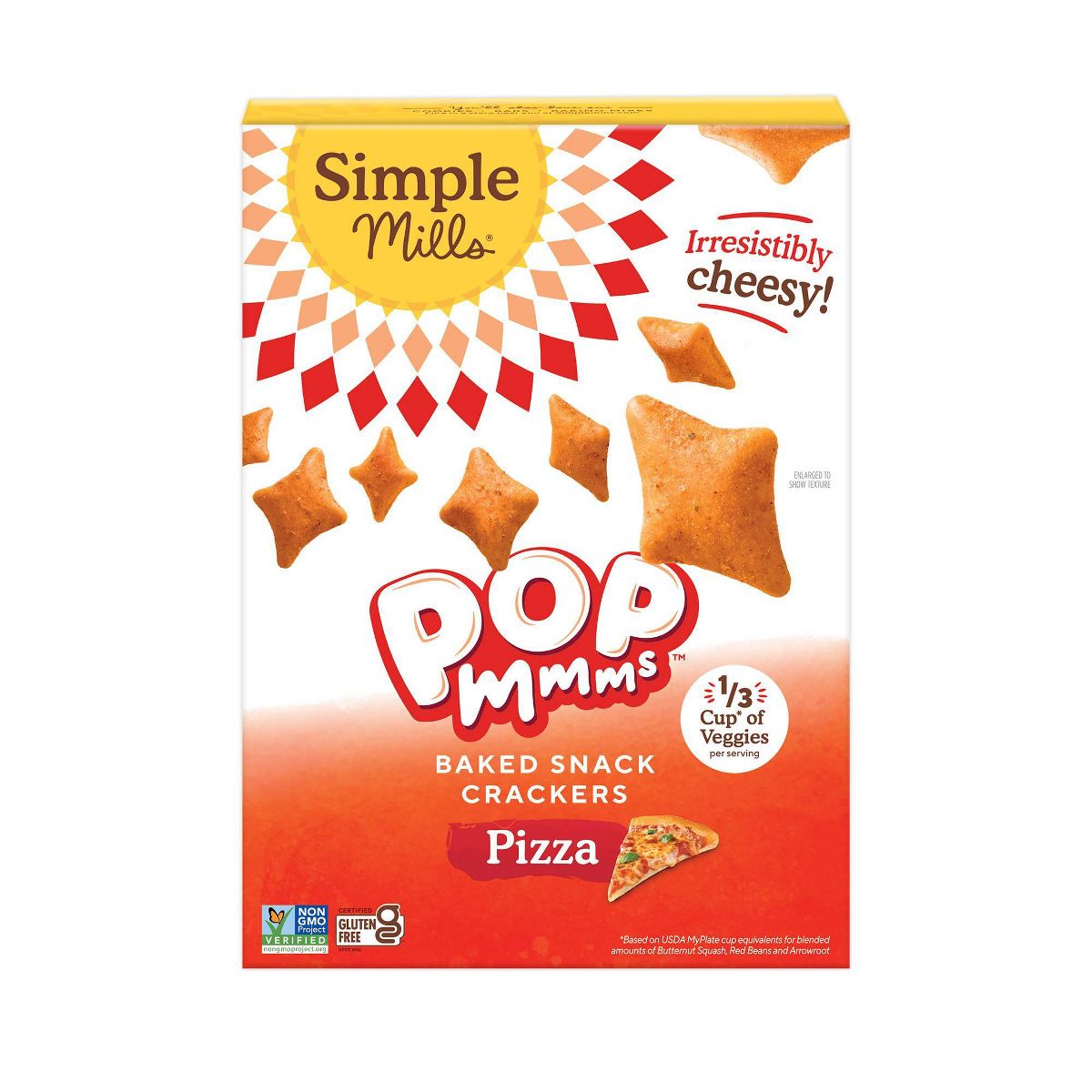 Simple Mills Pizza Pop Mmms - 4 oz