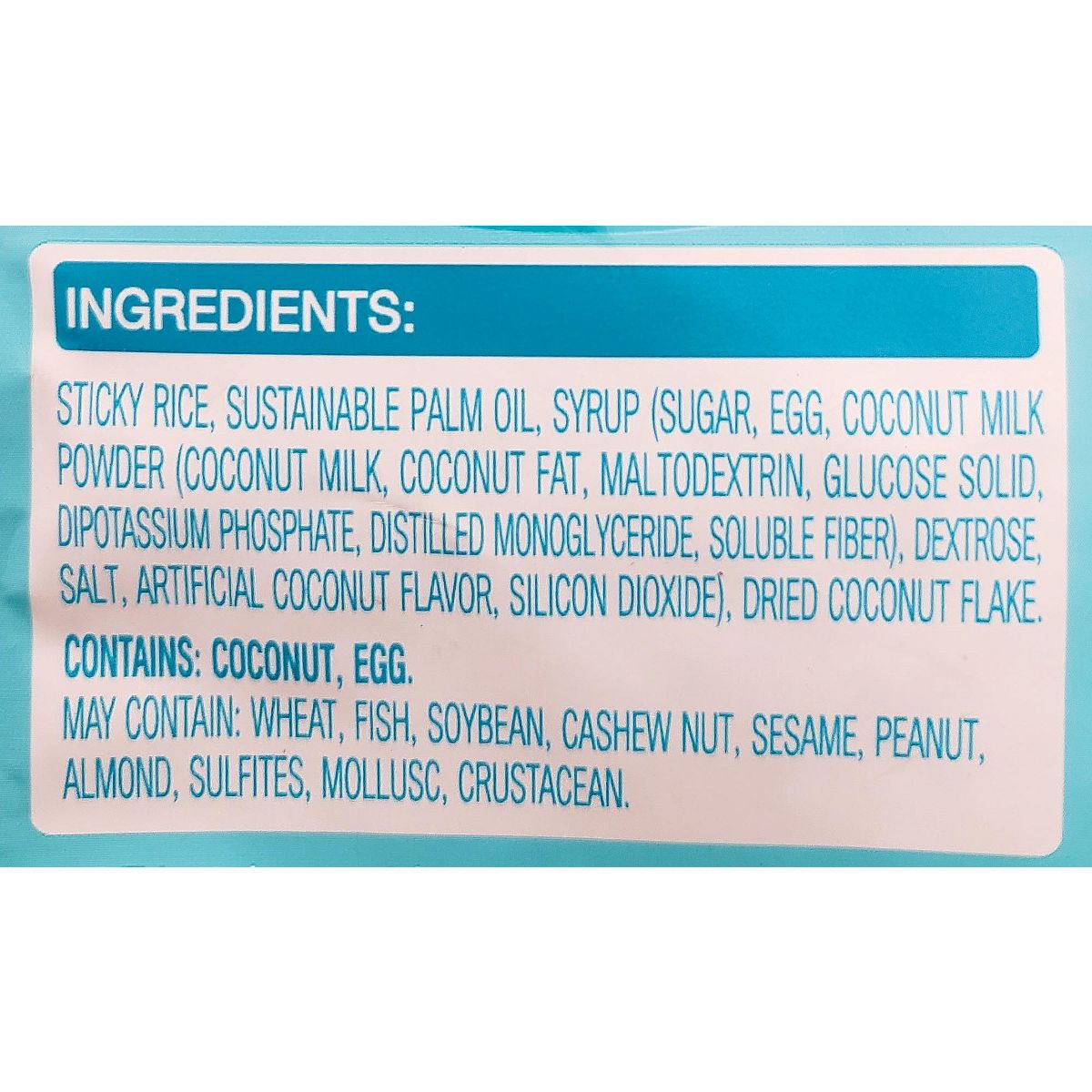 Chao Sua Thai Sticky Rice Chips Sabor Coco 3.17 Oz. (Paquete de 2) - Imagen 8