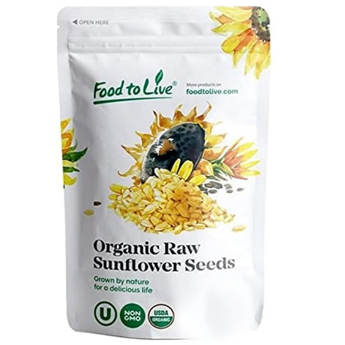 Semillas de Girasol Germinadas Orgánicas - por Food To Live - Imagen 4