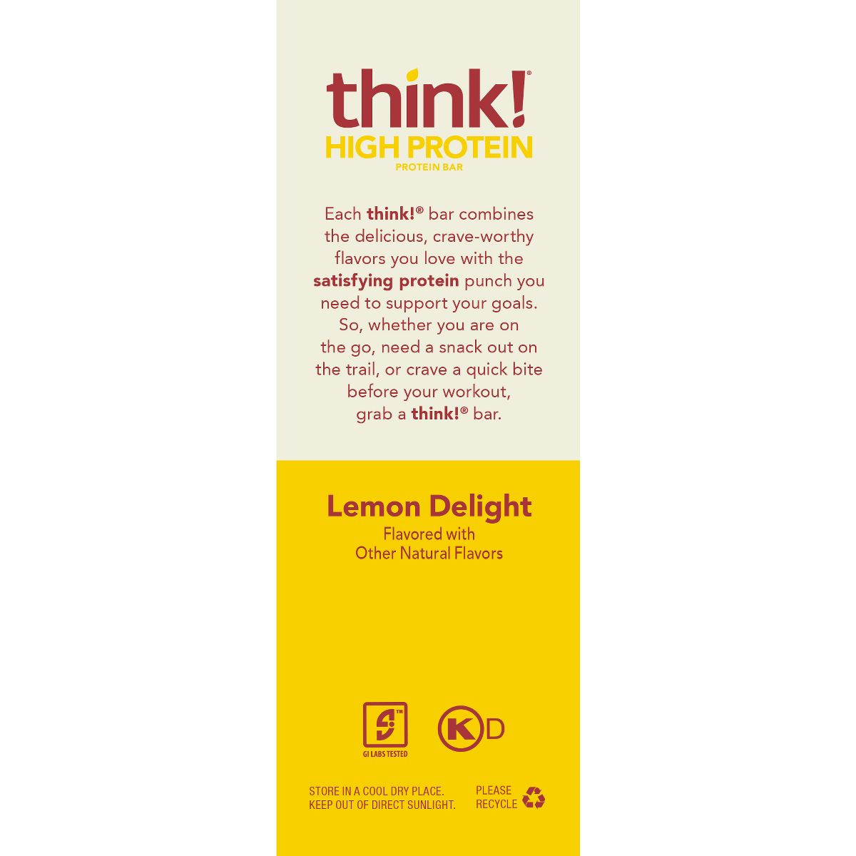 think! Barras de Proteína Sabor Limón Delight - Imagen 10