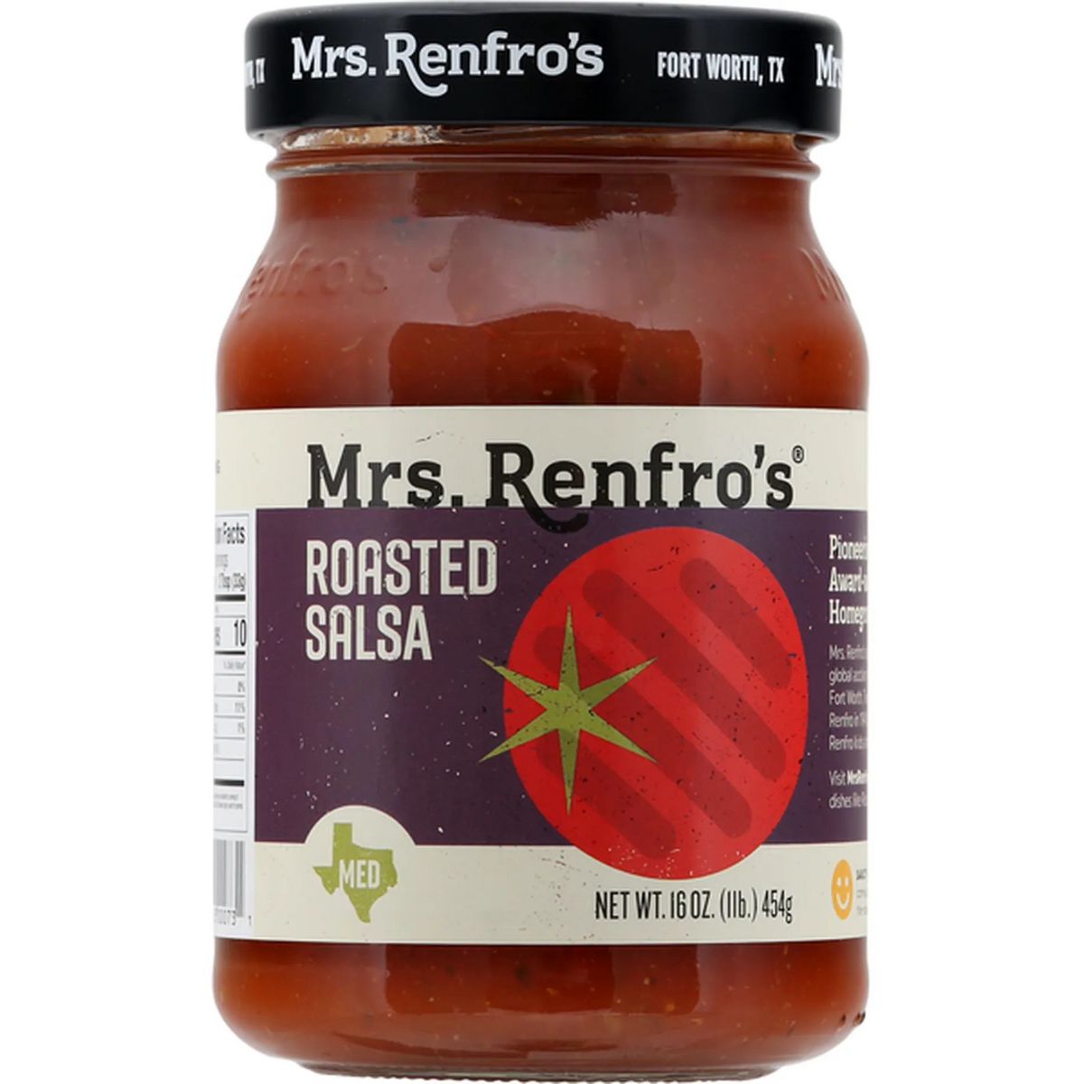 Mrs Renfro Roasted Salsa - Paquete de 6, 16 oz - Imagen 3