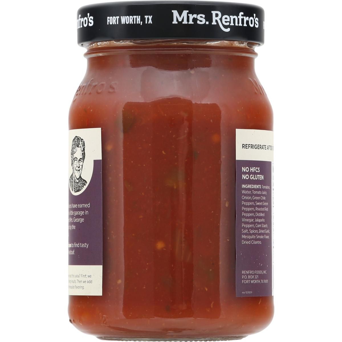 Mrs Renfro Roasted Salsa - Paquete de 6, 16 oz - Imagen 4