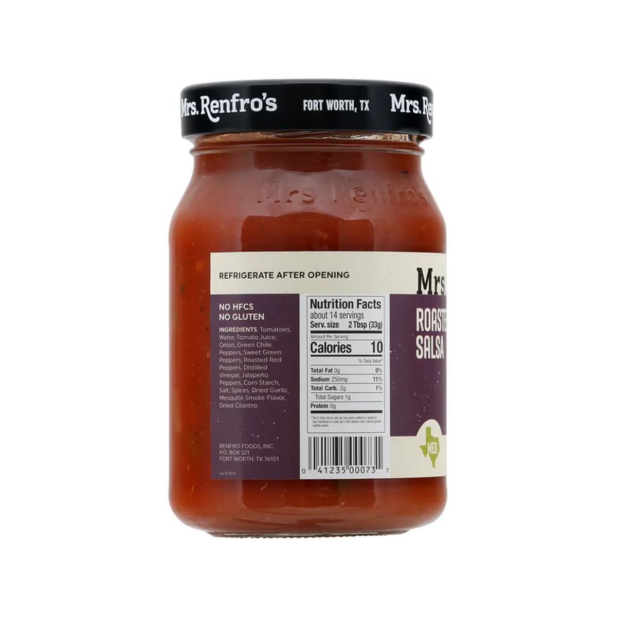 Mrs Renfro Roasted Salsa - Paquete de 6, 16 oz - Imagen 5