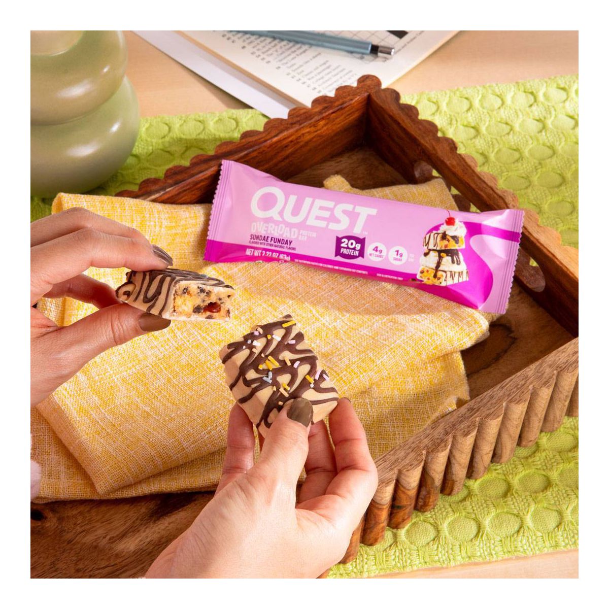 Barra de Proteína Overload de Quest Nutrition - Sundae Funday - Imagen 7
