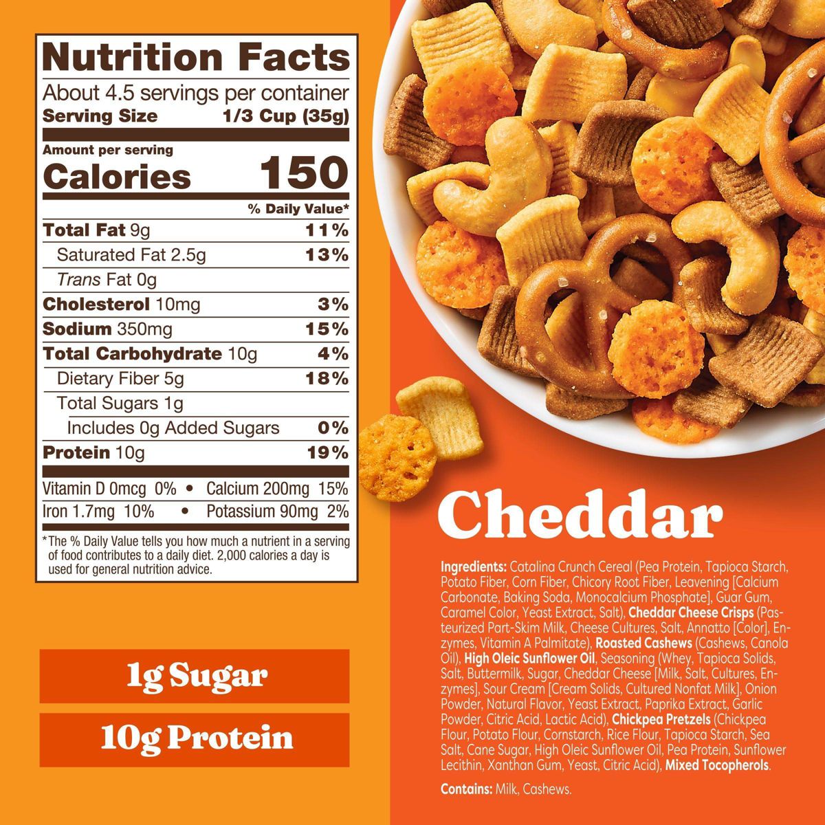 Mezcla Botana Proteica Catalina Crunch - 5.25 oz - Imagen 3