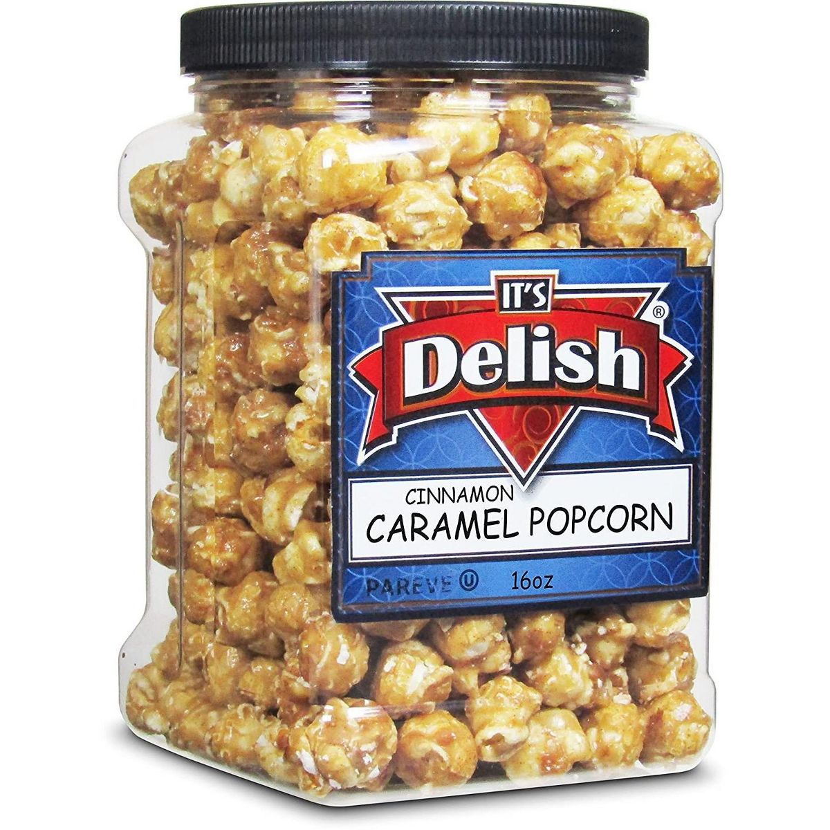 Palomitas de Caramelo y Canela de It's Delish, Contenedor Jumbo de 16 OZ - Imagen 2