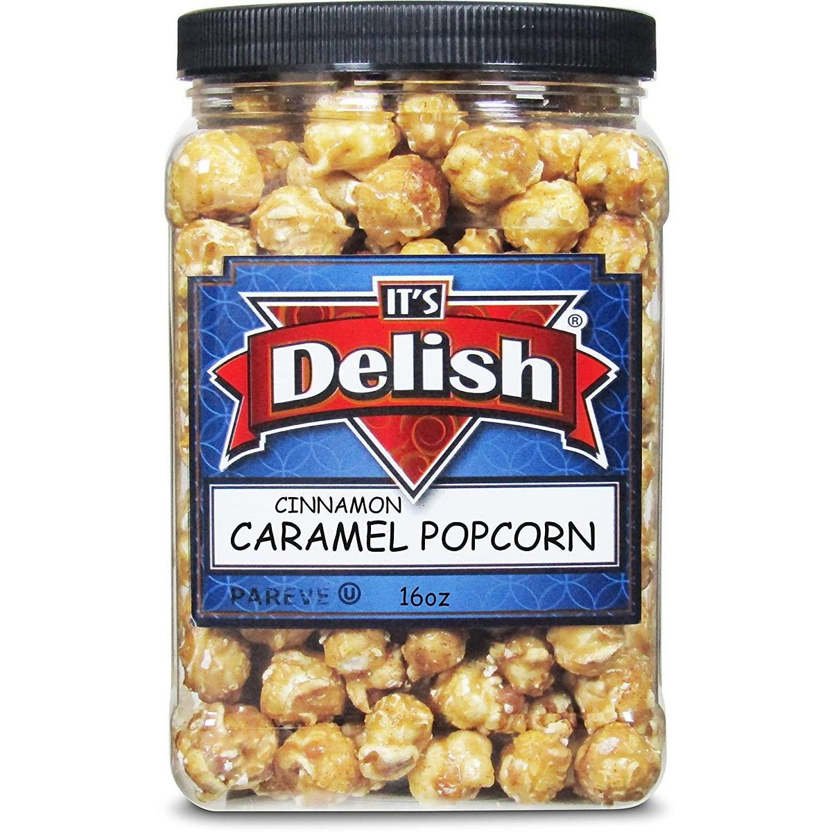 Palomitas de Caramelo y Canela de It's Delish, Contenedor Jumbo de 16 OZ - Imagen 4