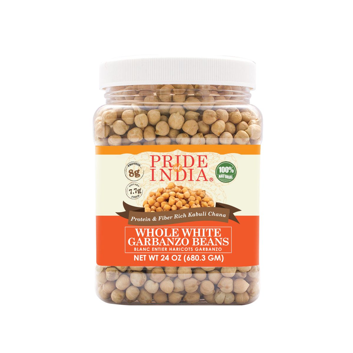 Garbanzos Blancos Enteros PRIDE OF INDIA - Imagen 2