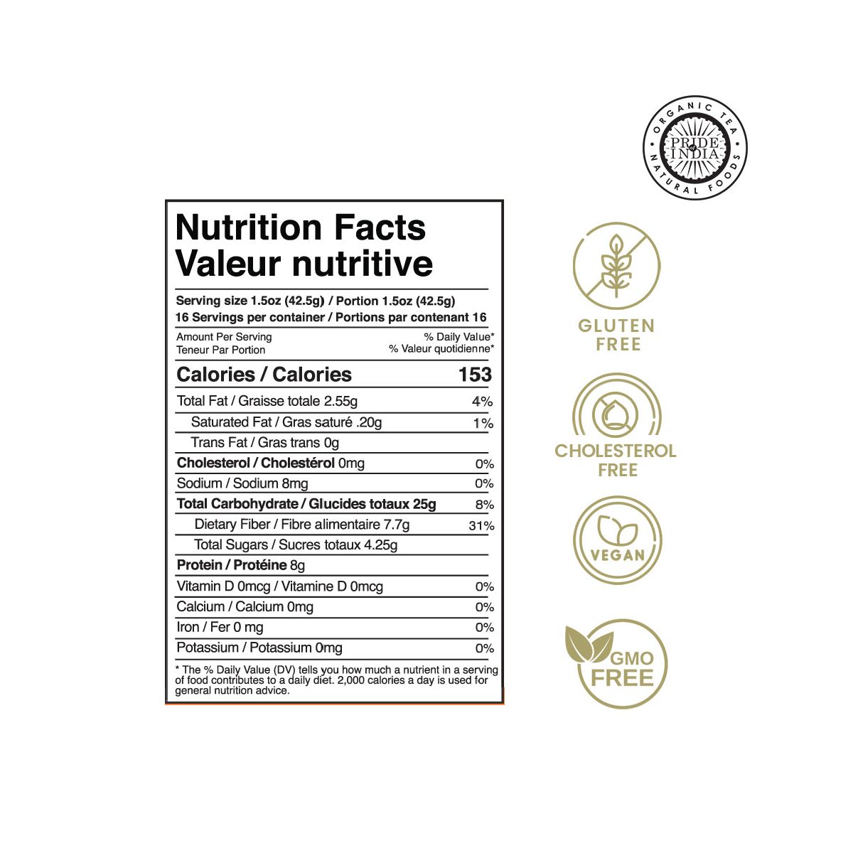 Garbanzos Blancos Enteros PRIDE OF INDIA - Imagen 3