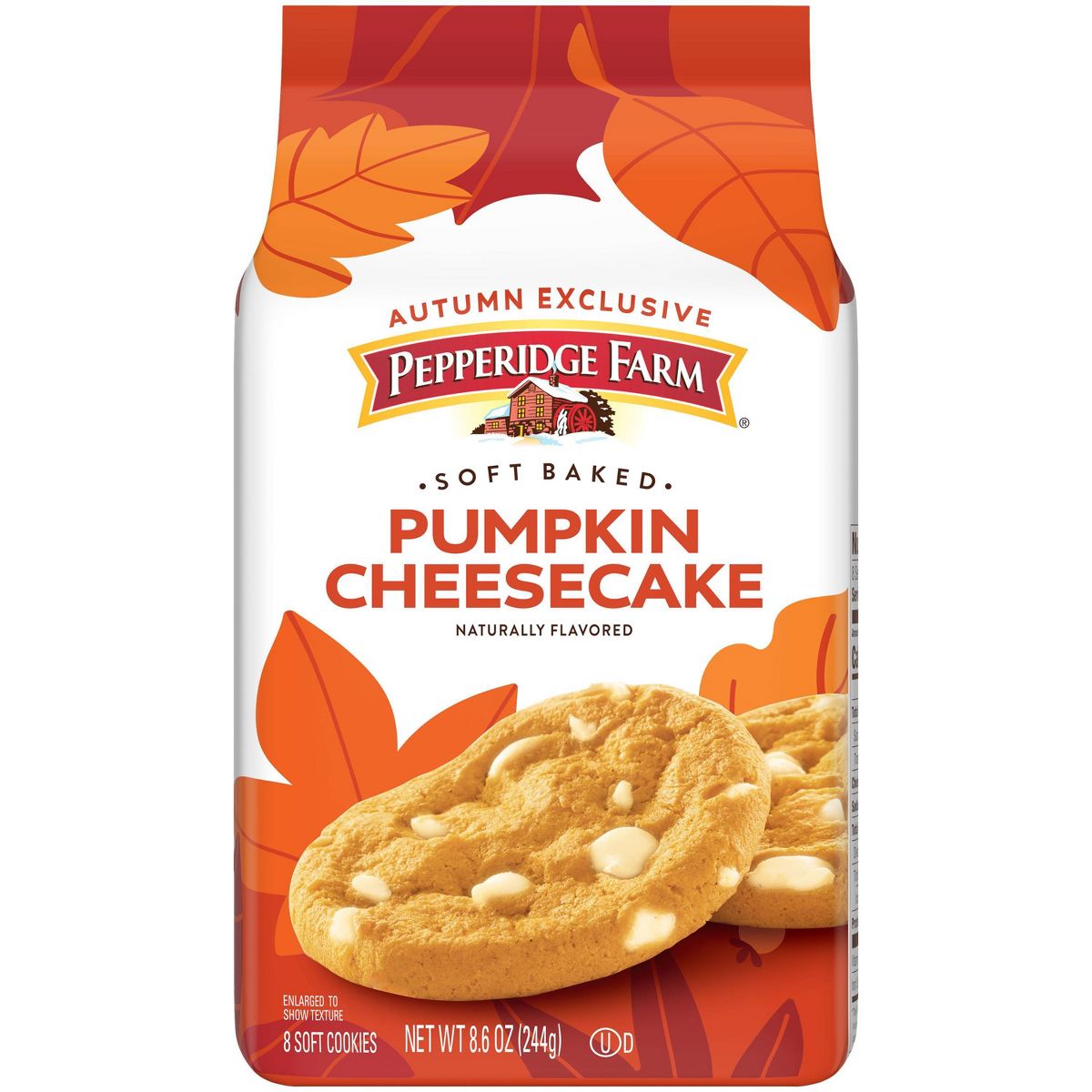 Galletas Suaves Horneadas de Pastel de Calabaza con Queso Pepperidge Farm - 8.6 oz