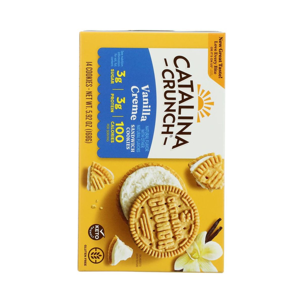 Galleta Sandwich Catalina Crunch Sabor Vainilla y Crema - Caja con 6/5.9 oz - Imagen 4