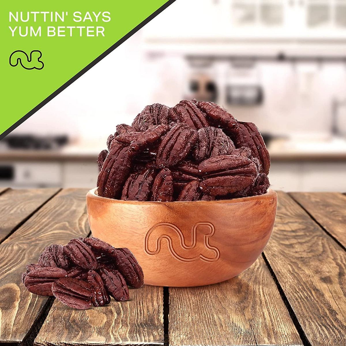 Nueces Pecanas Garapiñadas con Miel y Praliné, sin cáscara por Nut Cravings - Imagen 4