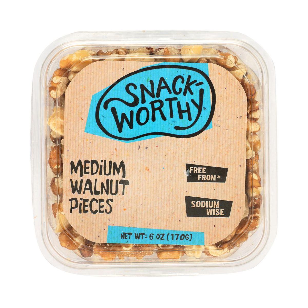 Snackworthy Piezas de Nuez Mediana - Paquete de 12 - 6 OZ - Imagen 3