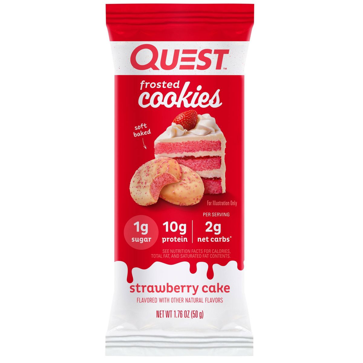 Quest Nutrition Barra de Proteína - Galleta con Glaseado de Fresa - Imagen 2