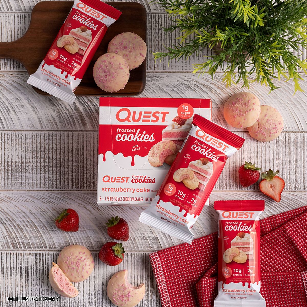 Quest Nutrition Barra de Proteína - Galleta con Glaseado de Fresa - Imagen 5