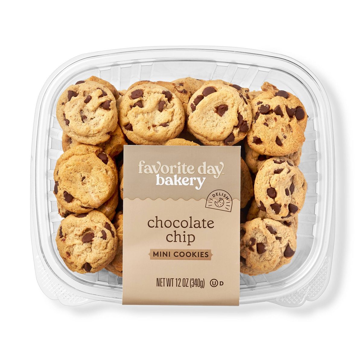 Galletas Mini con Chispas de Chocolate - 12 oz - Favorite Day™