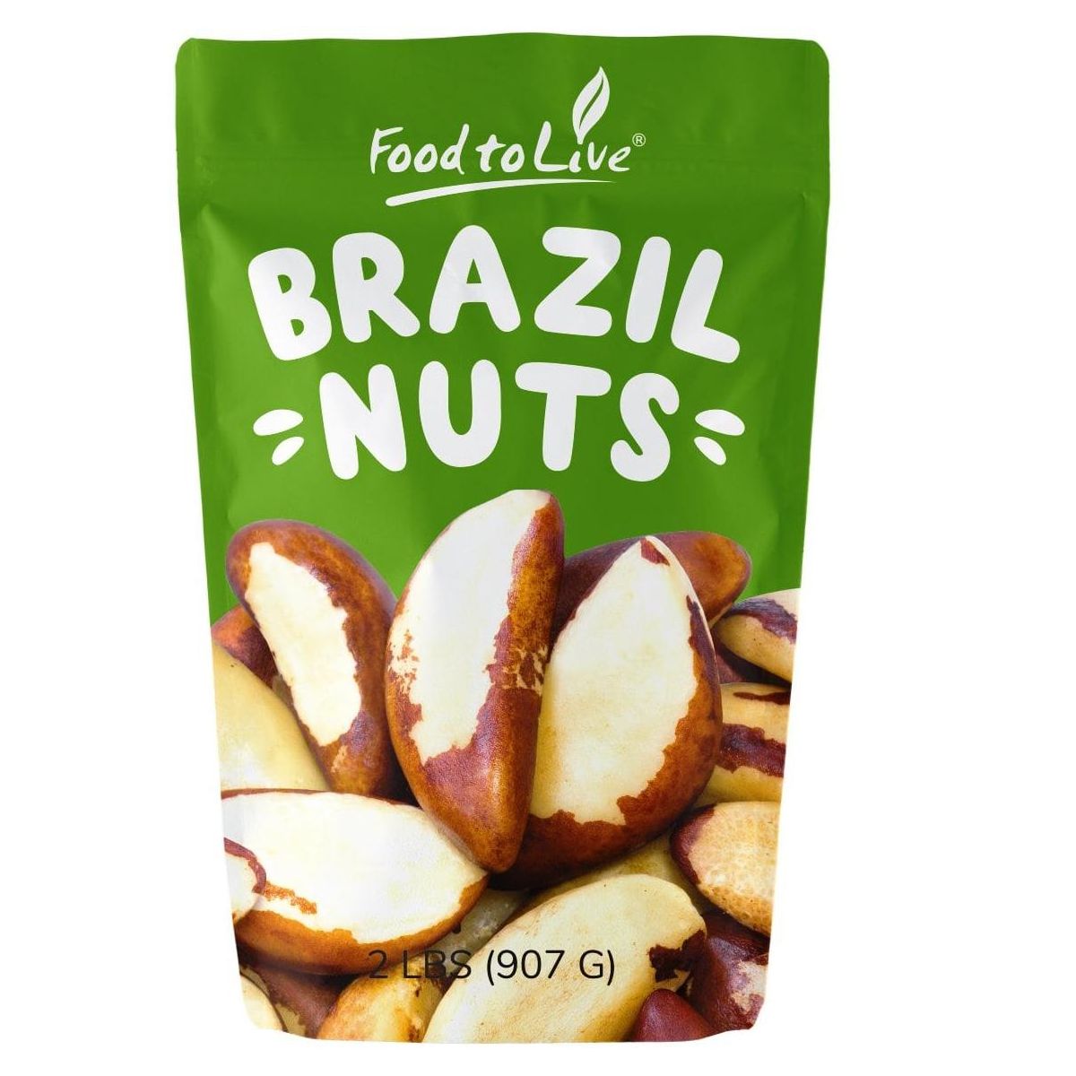 Nueces de Brasil — Verificadas No Transgénicas, Crudas, Enteras, Sin Cáscara, Sin Sal, Kosher, Veganas, Keto, Amigables con la Dieta Paleo, Granel, Buena Fuente de Selenio. - Imagen 9