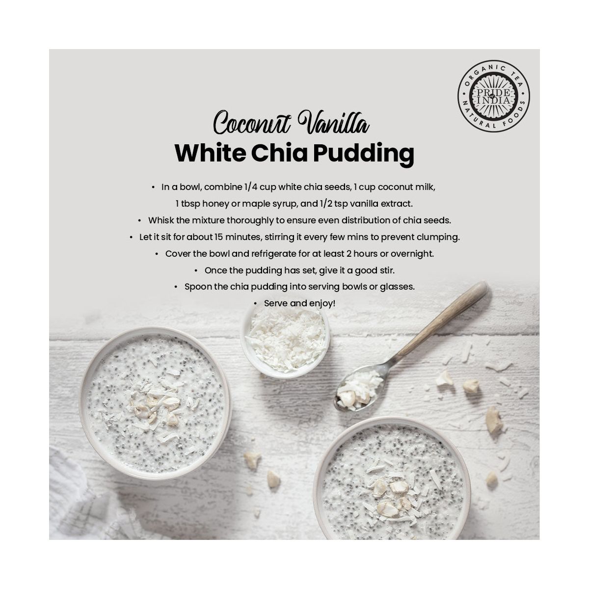 Semillas de Chía Blanca PRIDE OF INDIA - Imagen 7