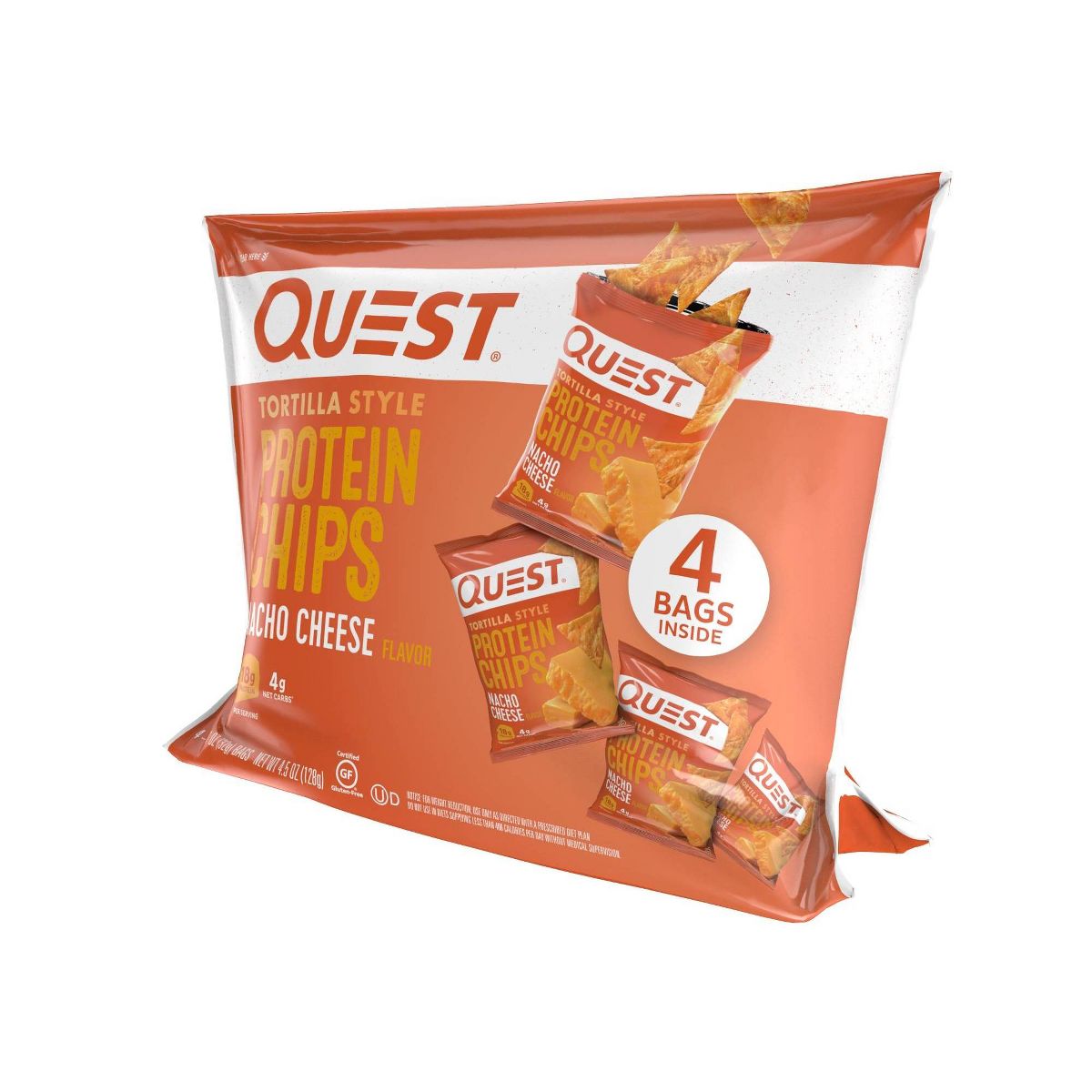 Quest Nutrition Tortilla Style Protein Chips - Nacho - Imagen 4
