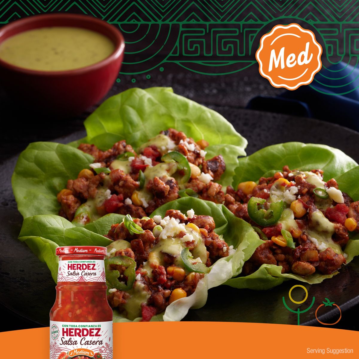 Herdez Casera Salsa Mediana 16 oz - Imagen 9