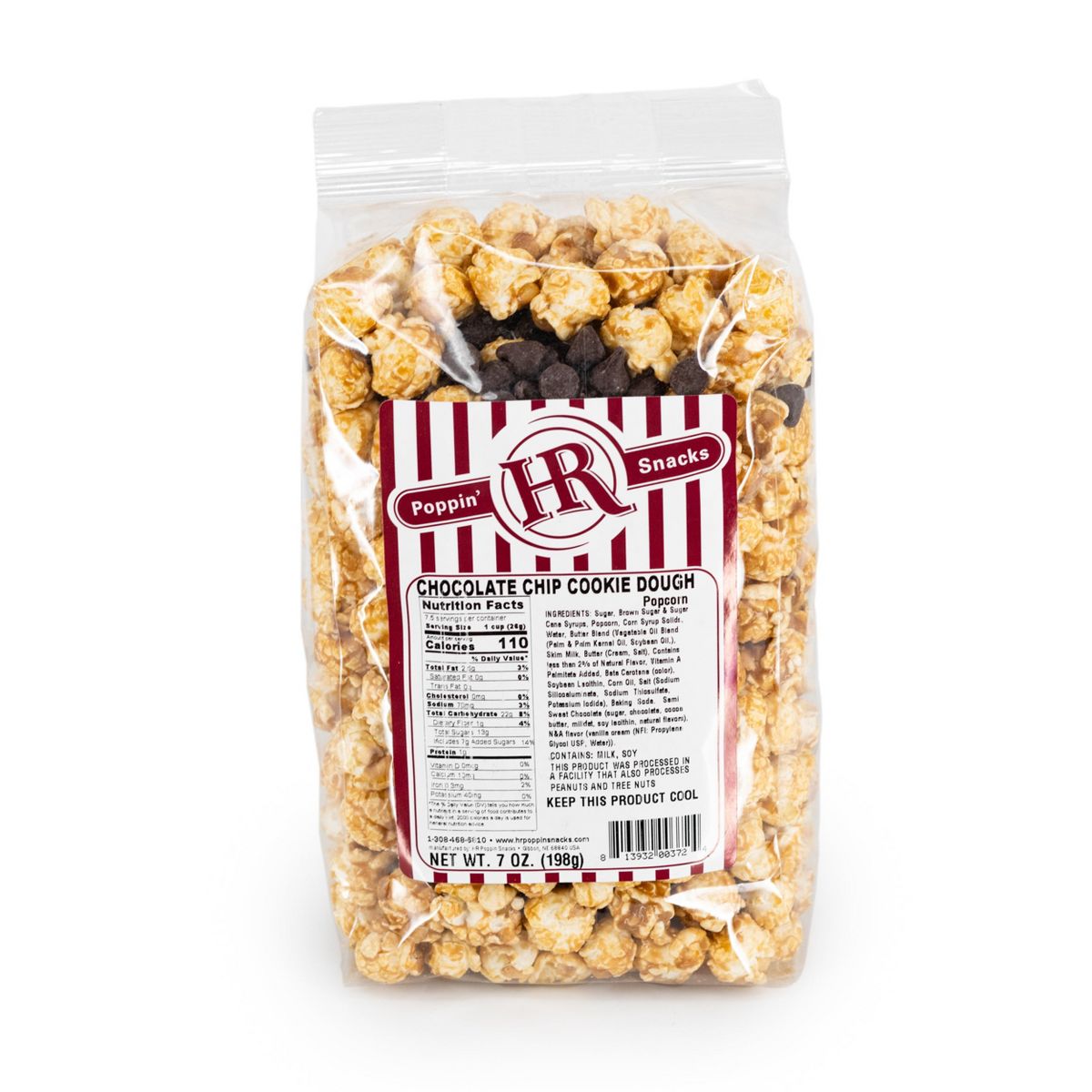 HR Poppin' Snacks 7 oz Palomitas de Masa para Galletas con Chispas de Chocolate - Paquete de 2 - Imagen 3