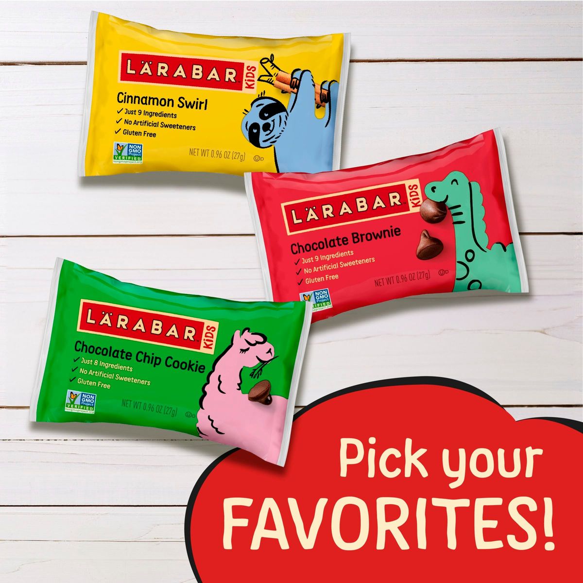 Larabar Kid Chocolate Brownies 6ct / .96oz - Imagen 10