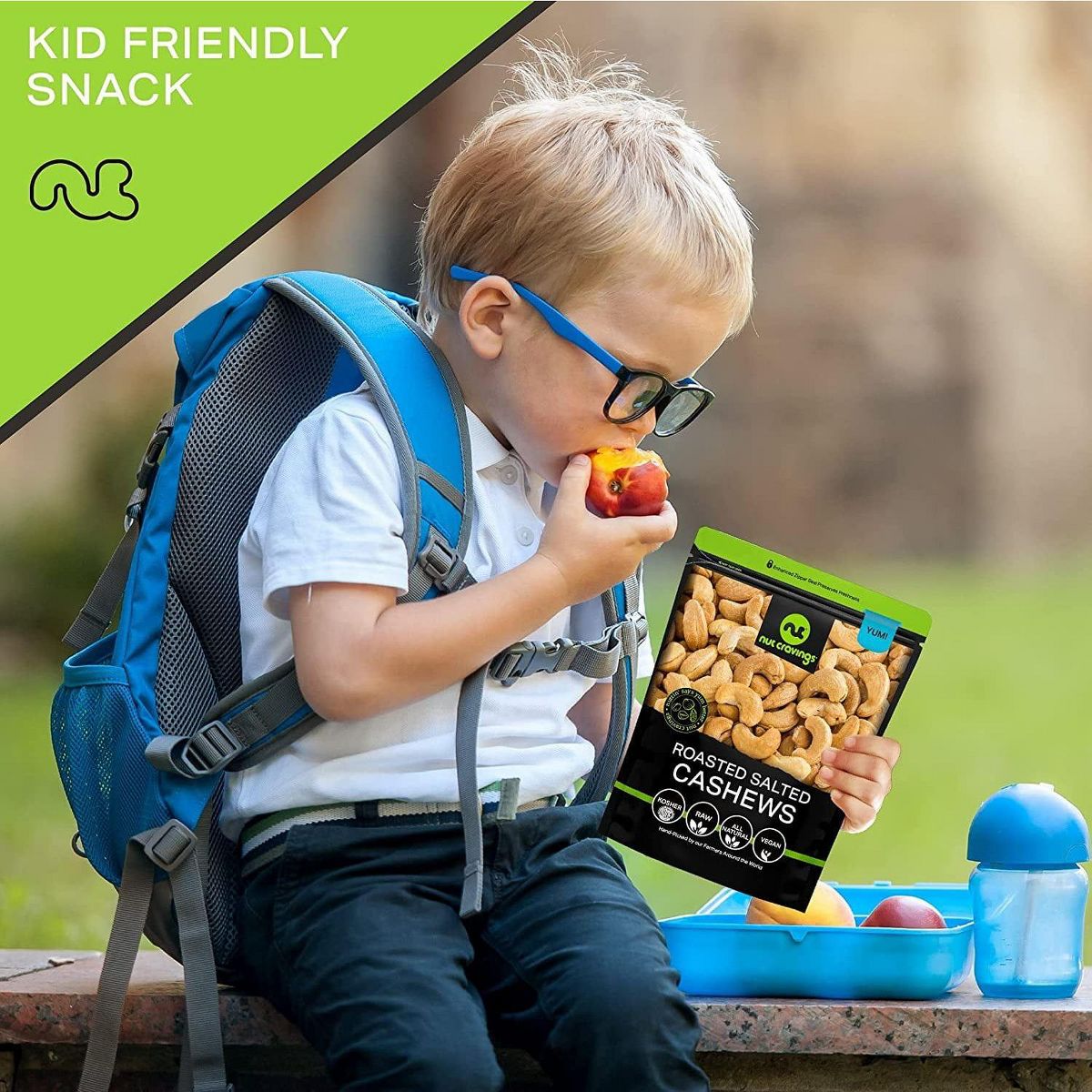 Nueces de la India Tostadas con Sal de Nut Cravings - Imagen 8