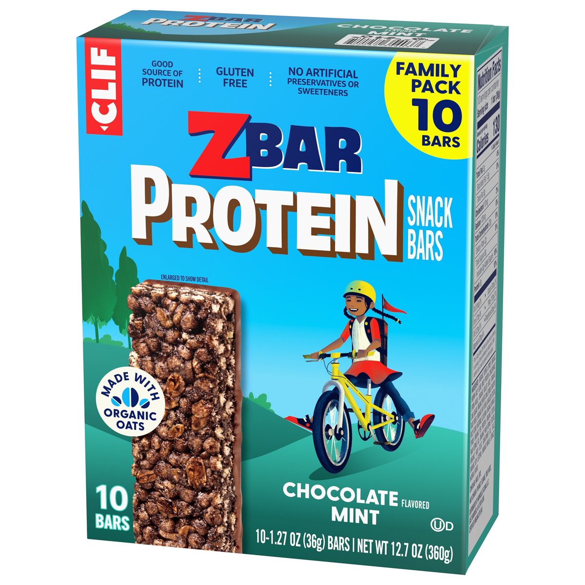 CLIF Kid ZBAR Proteína Barritas de Snack Sabor Chocolate con Menta - Imagen 11