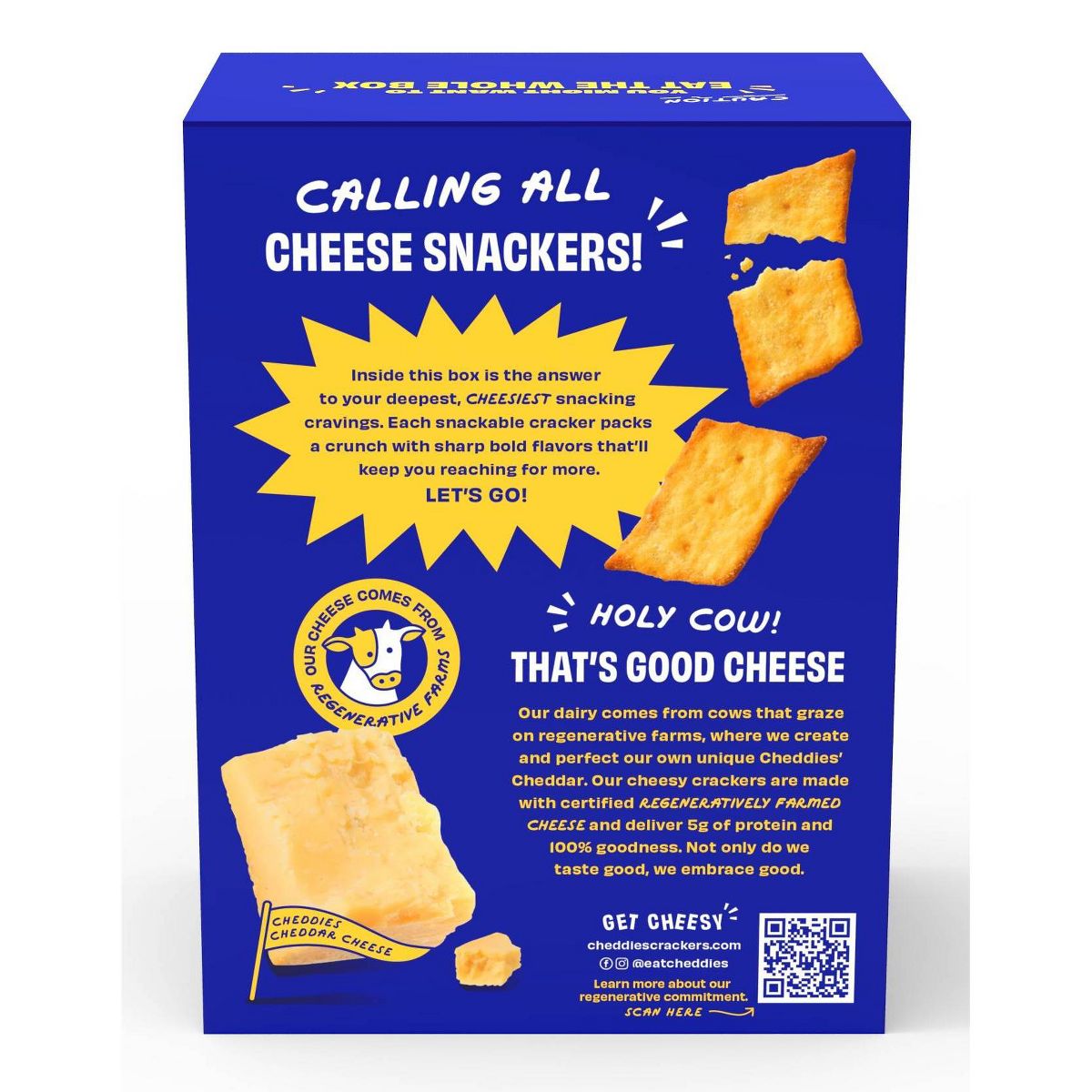 Cheddies Galletas Clásicas Sabor Queso Cheddar - Multipack de 0.8 oz / 8 ct - Imagen 3