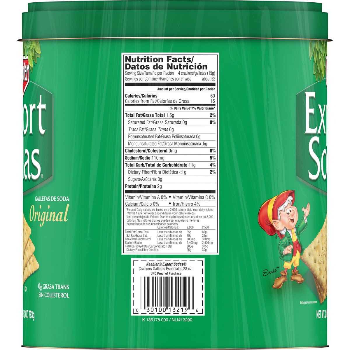 Keebler Original Export Sodas Galletas - 28 oz - Imagen 7
