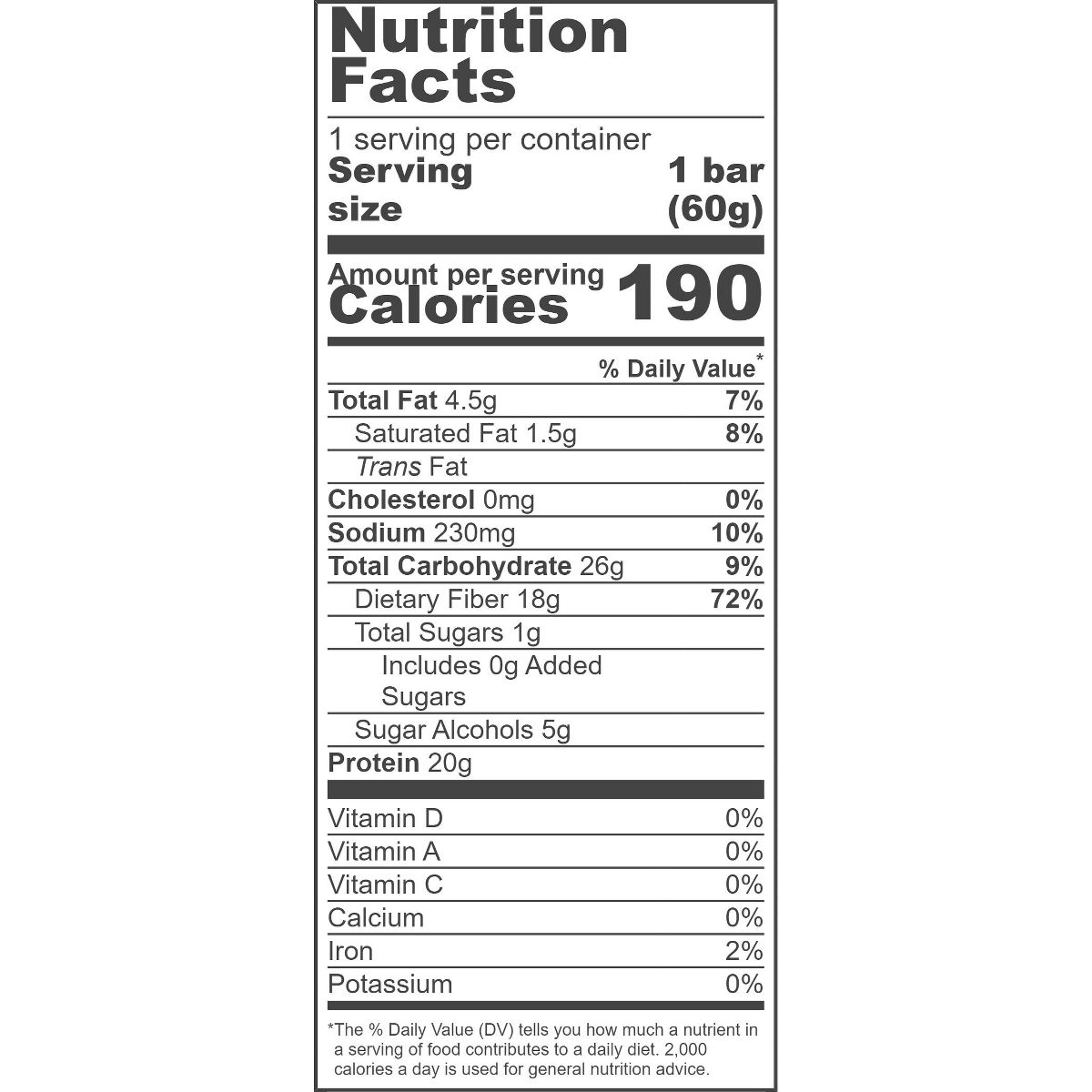 Barra de Proteína No Cow Mantequilla de Cacahuate Chunky - 12 barras, 2.12 oz - Imagen 5
