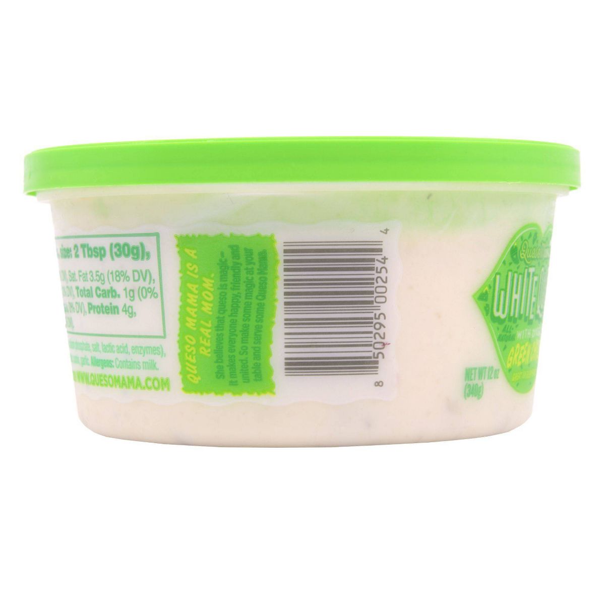 Queso Mama Queso Blanco con Chiles Verdes en Cubos - 12 oz - Imagen 5