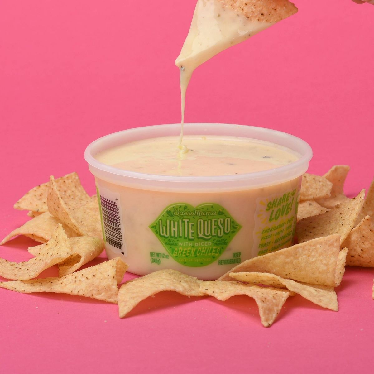 Queso Mama Queso Blanco con Chiles Verdes en Cubos - 12 oz - Imagen 6