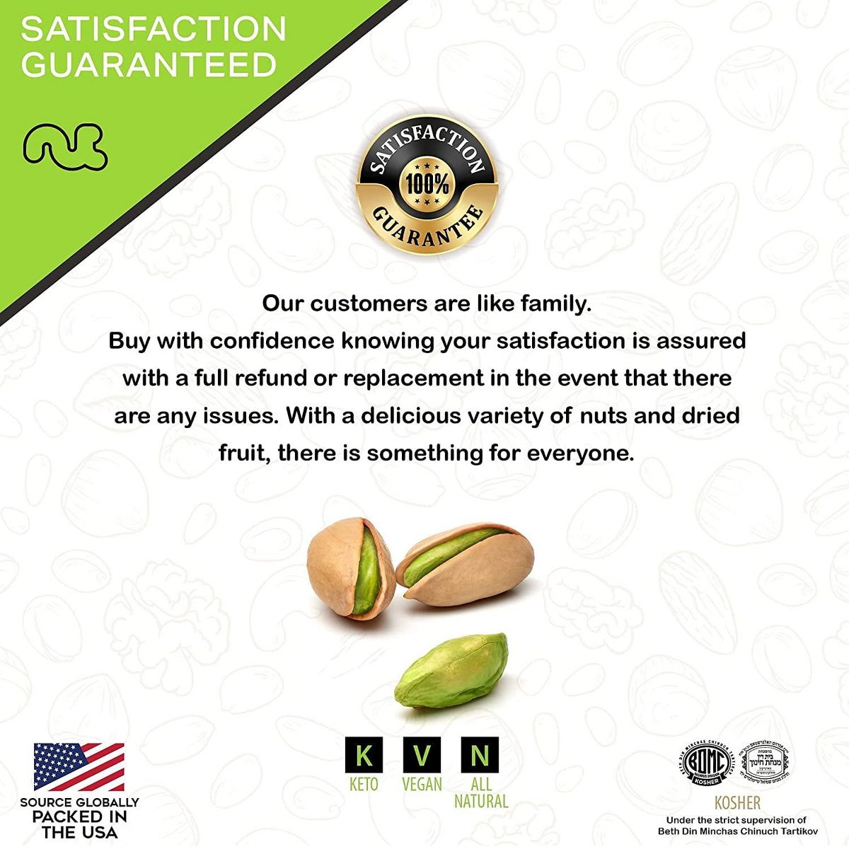 Pistachos Tostados y Ligeramente Salados Turkish Antep de Nut Cravings - Imagen 5