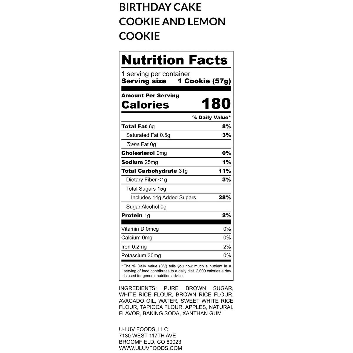 U-LUV Foods Golden Lovers Paquete de 12 - Imagen 4