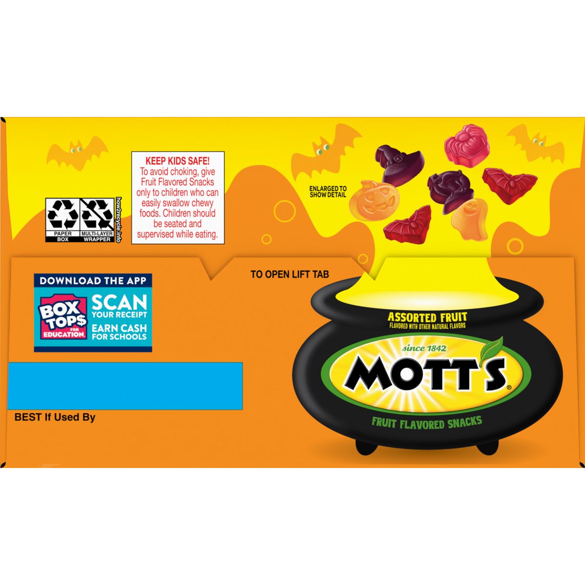 Mott's Halloween Shapes Fruit Snacks - 22.4 oz / 28 ct - Imagen 8