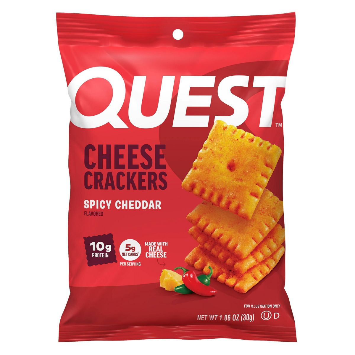 Quest Nutrition Galletas de Queso - Cheddar Picante - Imagen 3