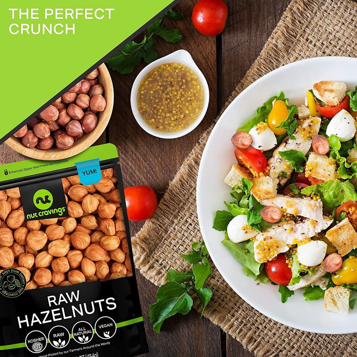 Nueces Crudas Avellanas Filberts con Cáscara, Sin Sal de Nut Cravings - Imagen 6