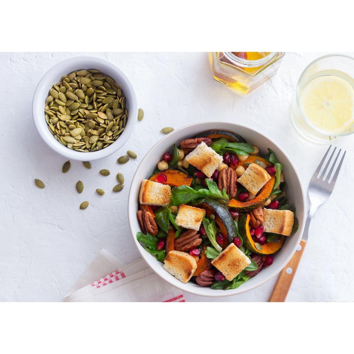 Pepitas de Calabaza Tostadas en Seco - Sin Sal, Granos Enteros Tostados al Horno, Sin Aceite Agregado, Sin Cáscara, Veganas, Kosher, Apto para Keto, Granel. Bajas en Carbohidratos. - Imagen 8