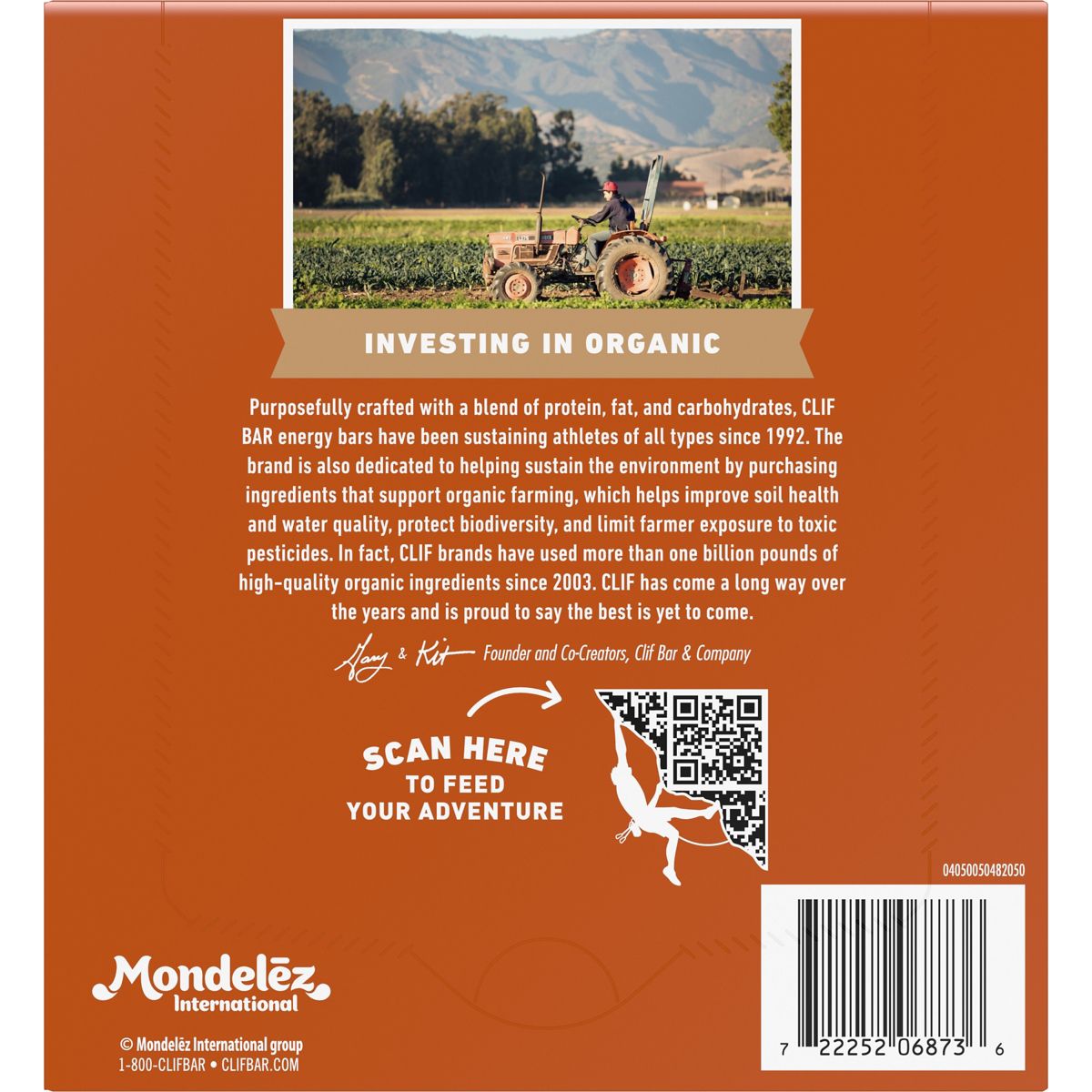 CLIF Bar Barritas Energéticas Crujientes de Cacahuate - Imagen 3